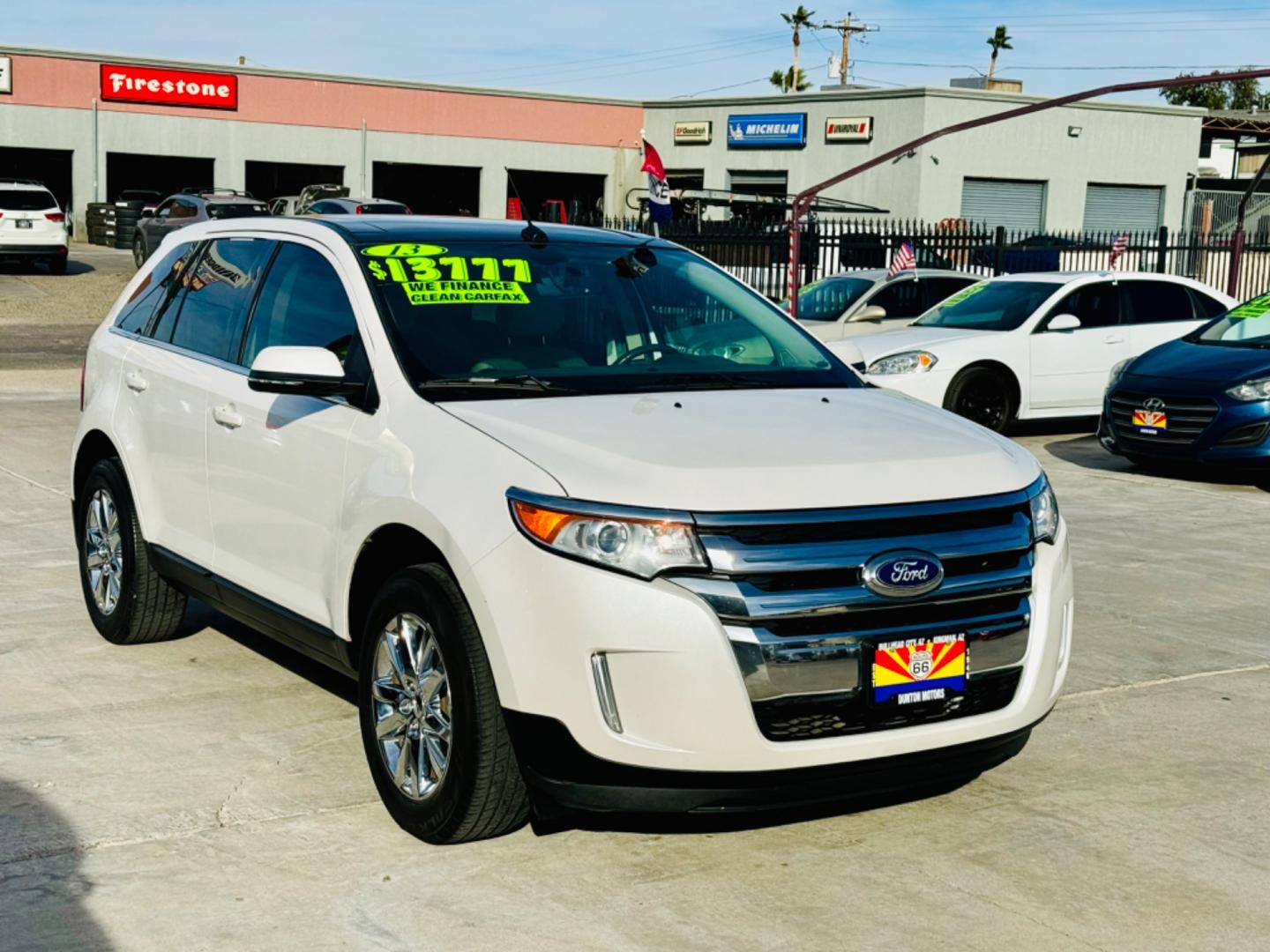 2013 White Ford Edge (2FMDK3KC8DB) , located at 2190 Hwy 95, Bullhead City, AZ, 86442, (928) 704-0060, 0.000000, 0.000000 - Photo#4